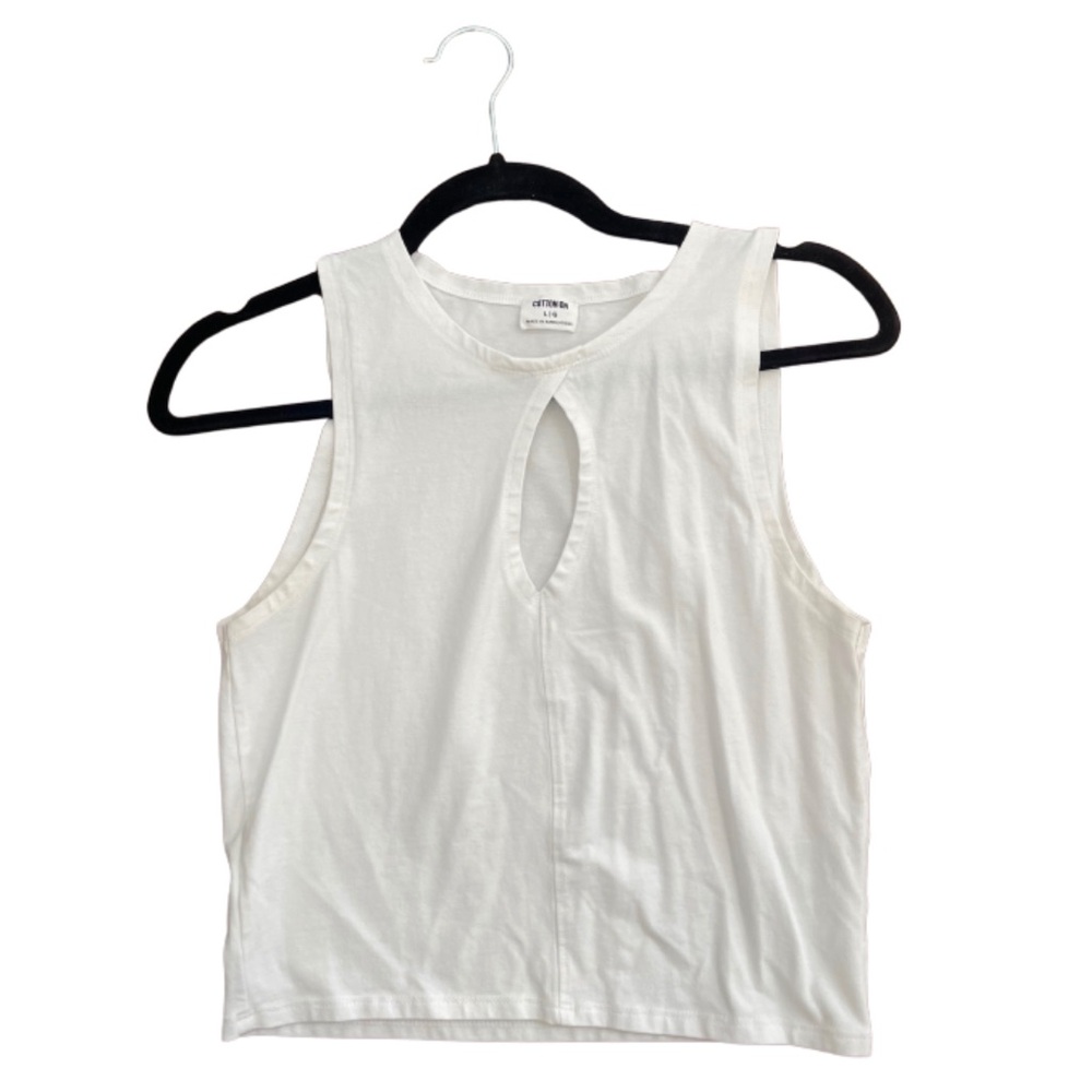 Cotton On White Crop Top – Size L